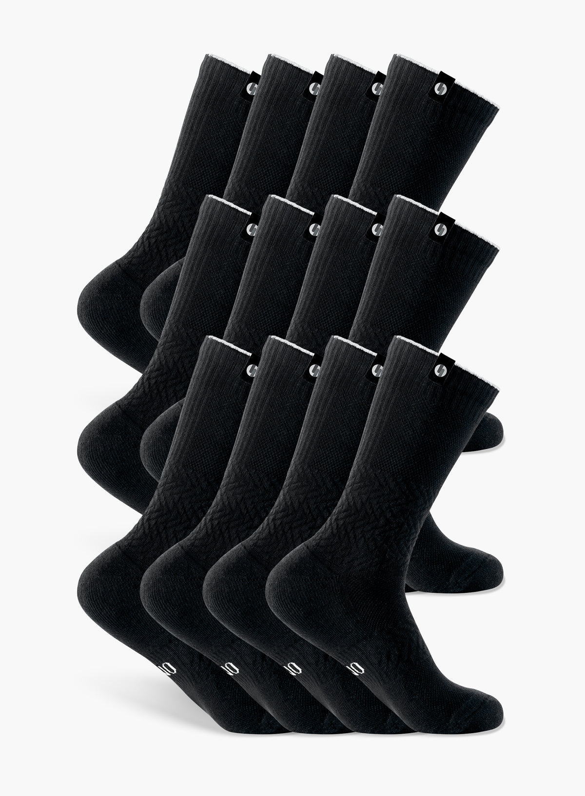 Contour Compression Crew Socks 12-Pack