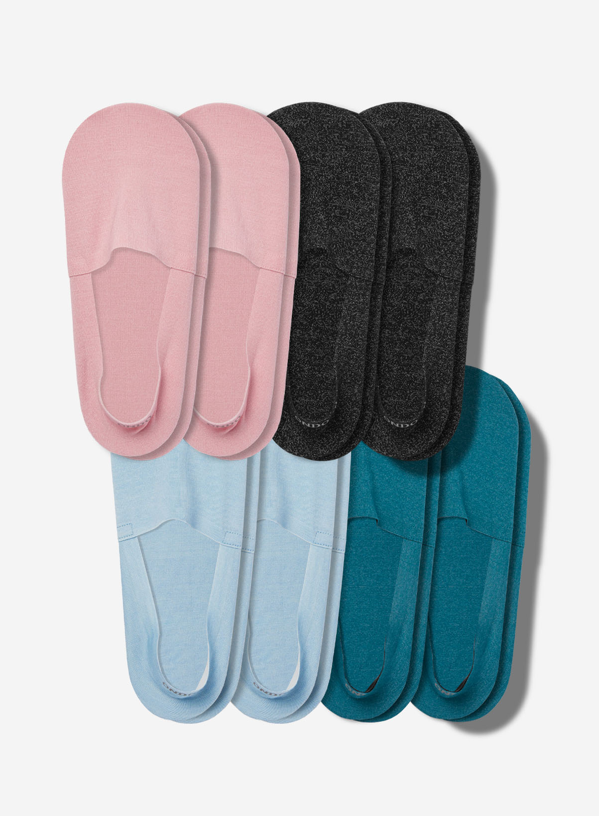 Merino Wool No Show Socks 8-Pack