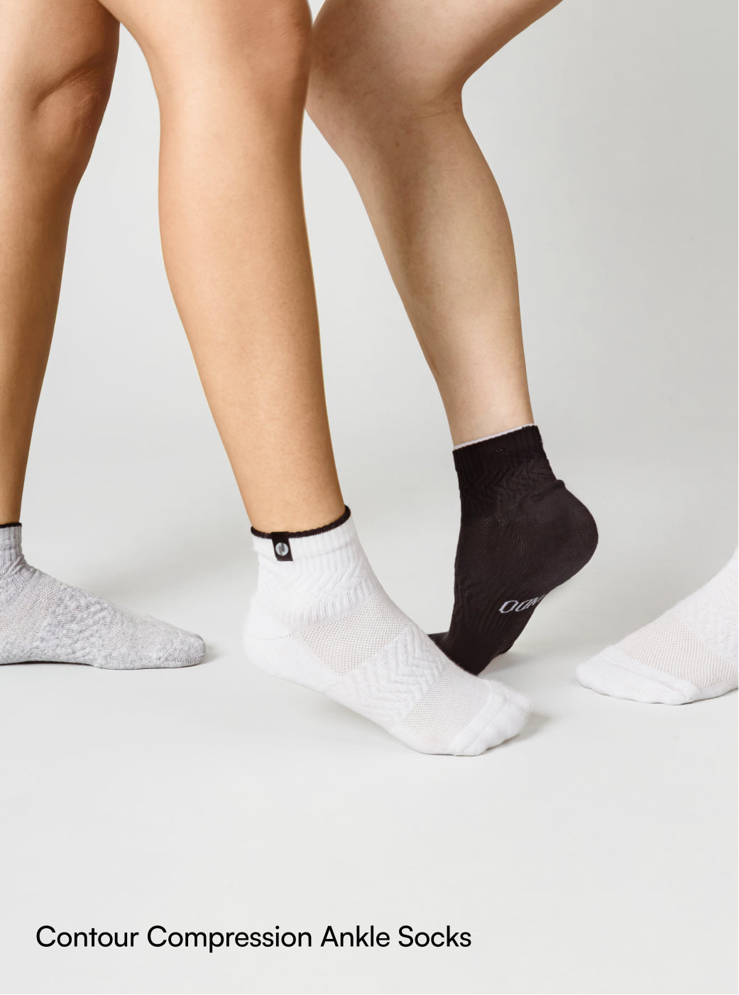 Contour Compression Ankle Socks 3-Pack