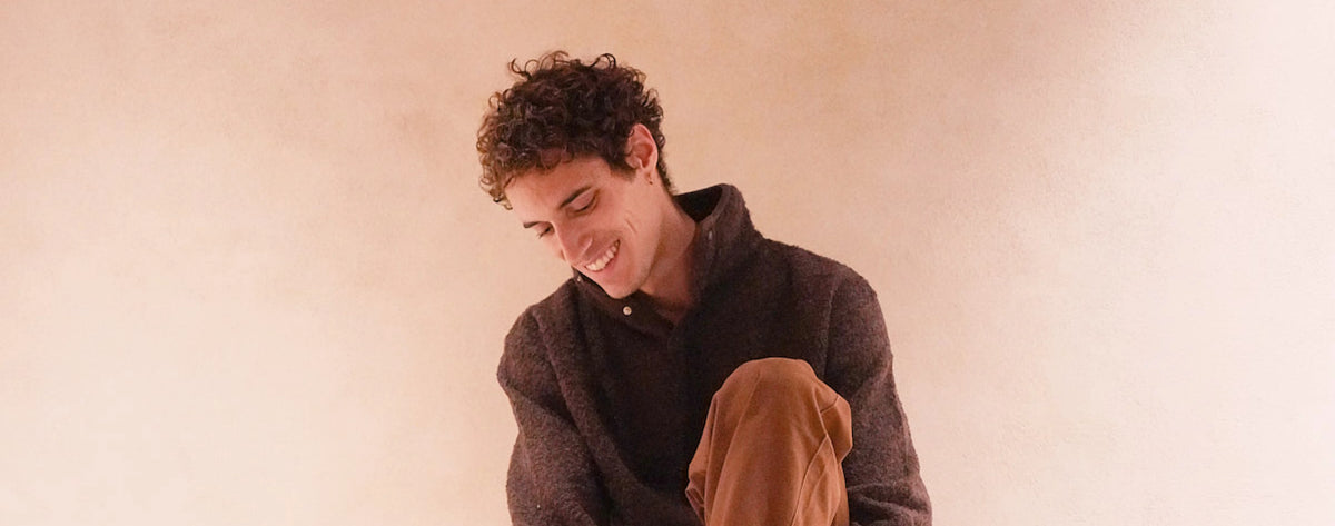 A model smiling