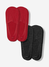 Merino Wool No Show Socks 4-Pack