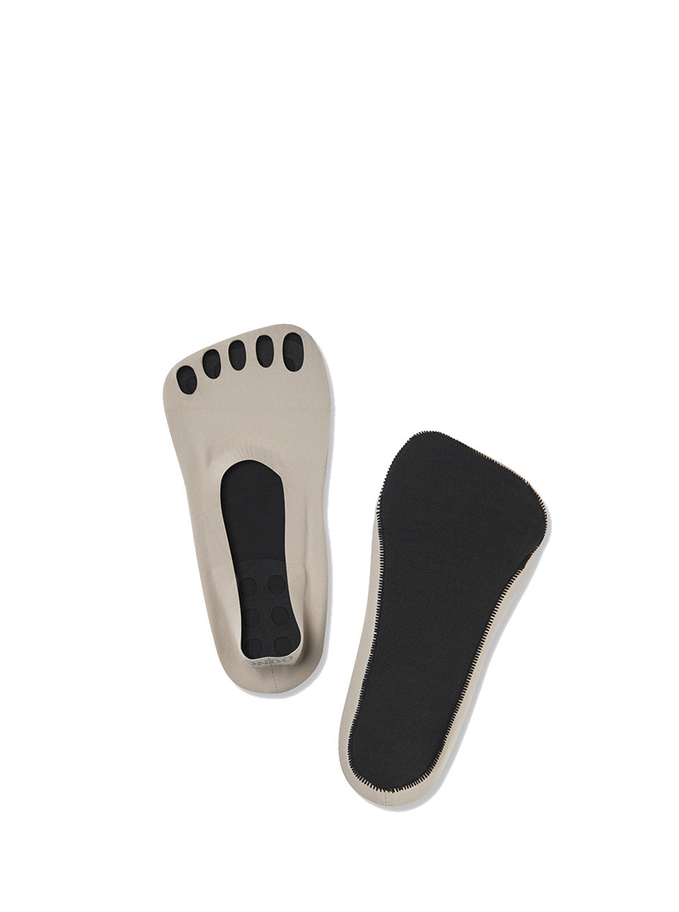 Yoga & Pilates Socks with toe grip feature in Sand Beige | ONDO 