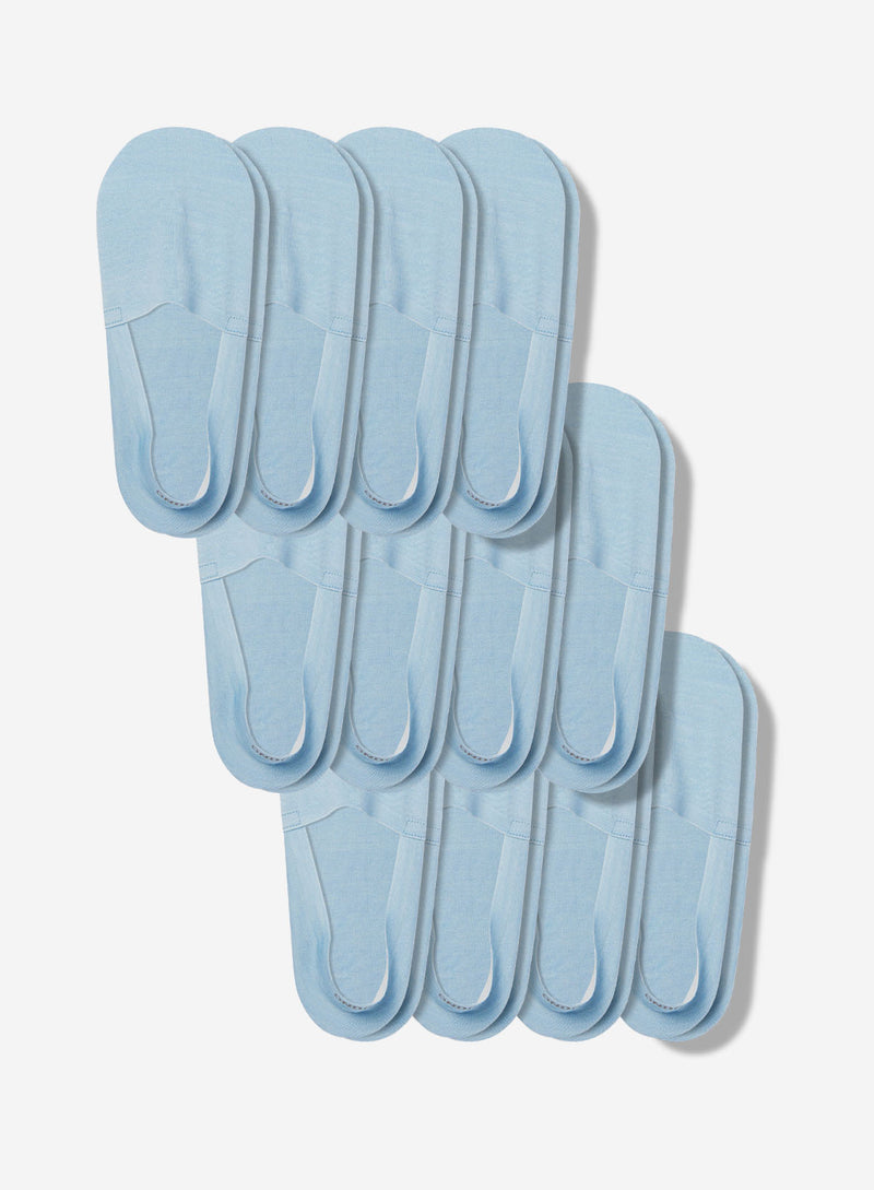 Merino Wool No Show Socks 12-Pack