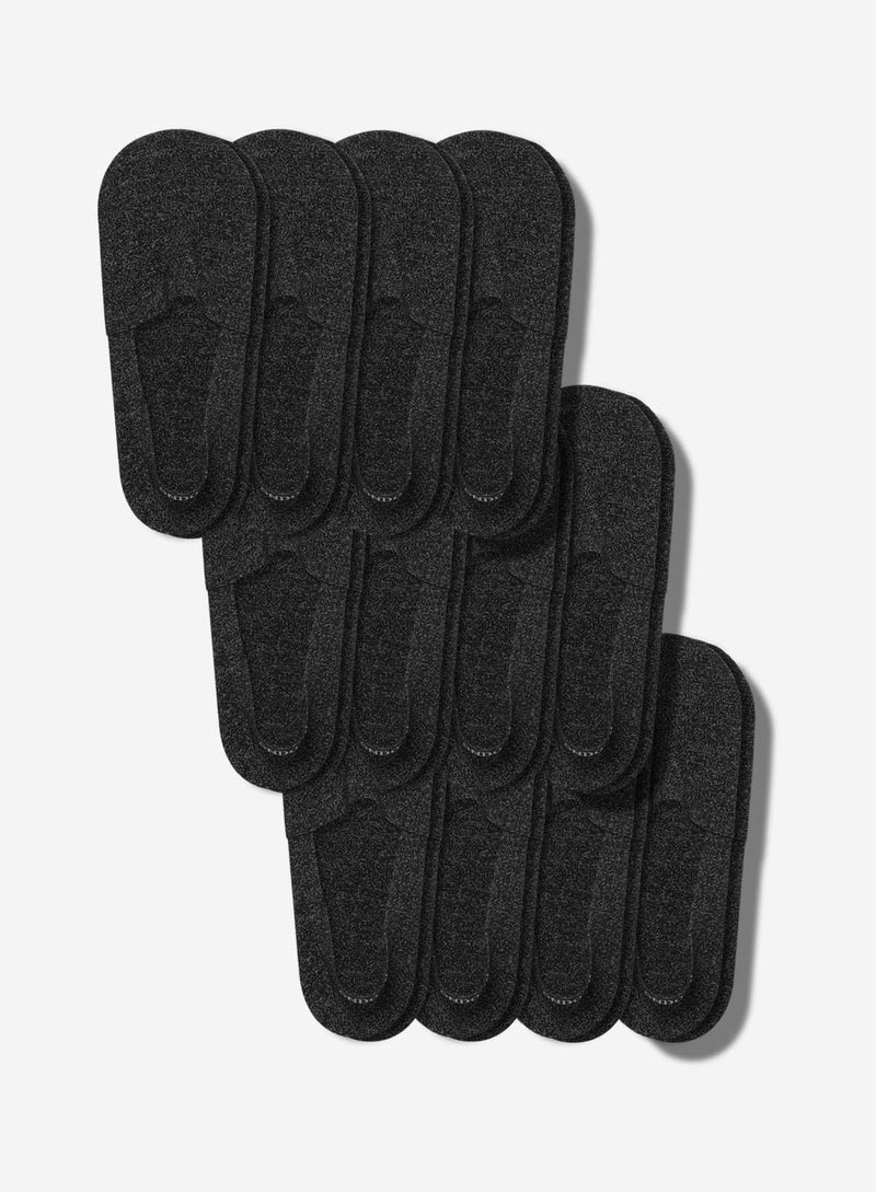 Merino Wool No Show Socks 12-Pack