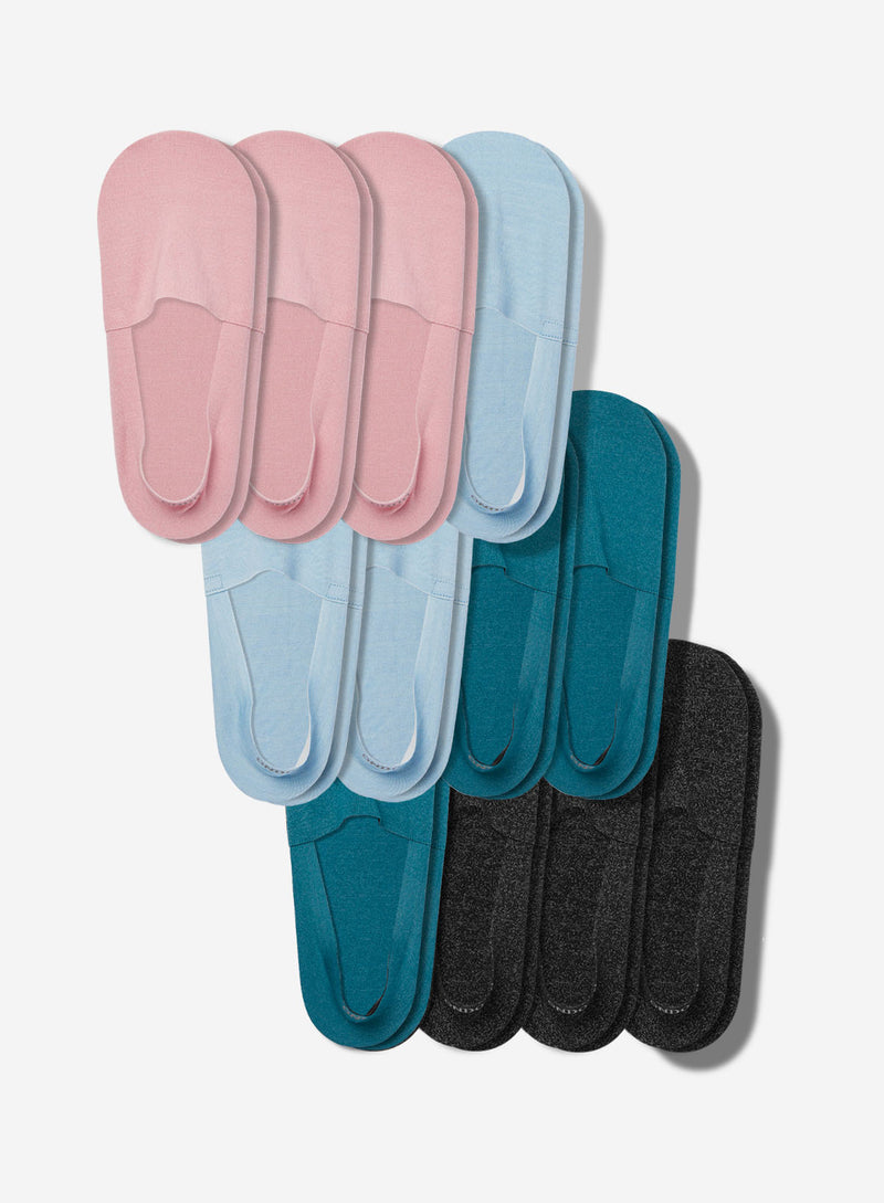 Merino Wool No Show Socks 12-Pack