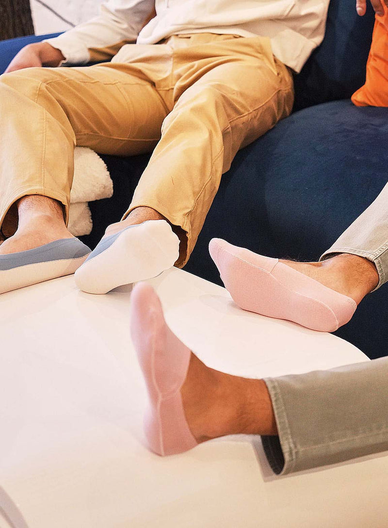 Merino Wool No Show Socks 4-Pack