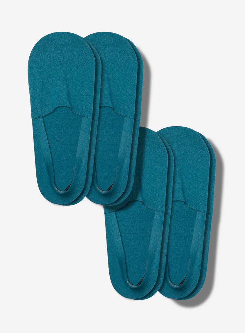 Merino Wool No Show Socks 4-Pack