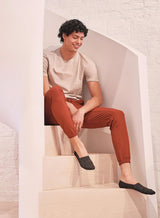 Merino Wool No Show Socks 4-Pack